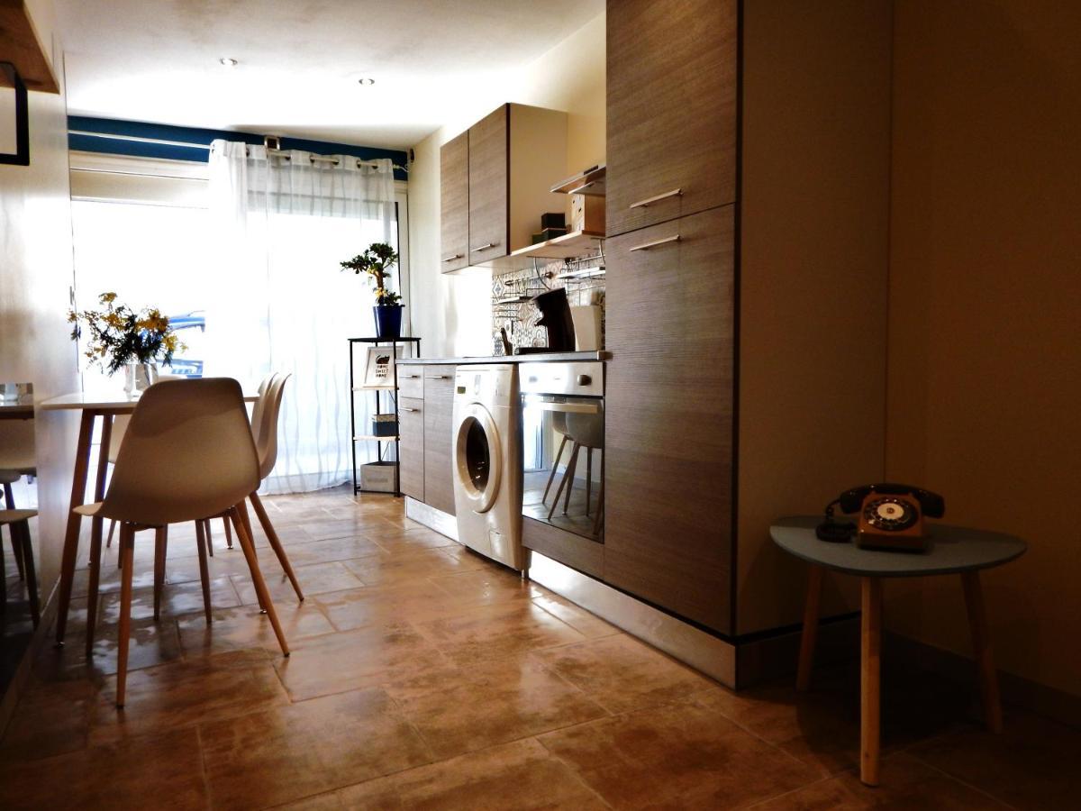 Studio moderne Argeles sur mer.La plage à pieds, Espagne à 30mn Esterno foto